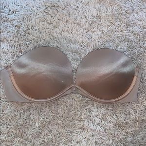 Strapless Underwire Pushup Bra 32D